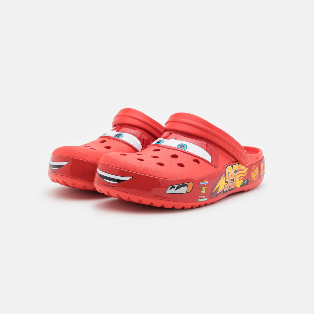 Crocs Cars lumineux – Sabots légers Flash McQueen pour adultes