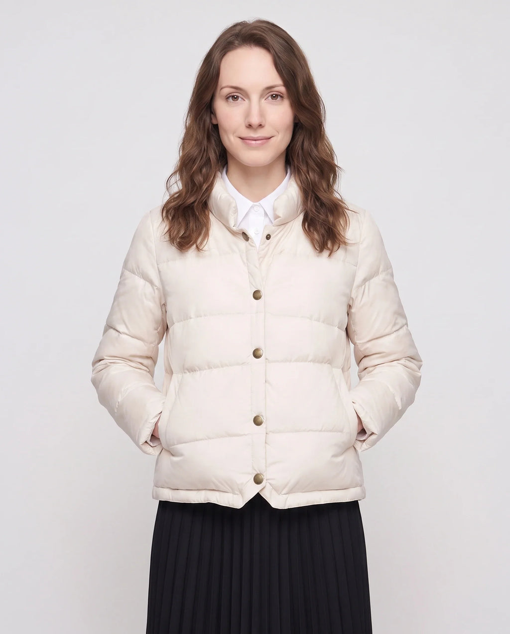 Doudoune courte légère façon blouson