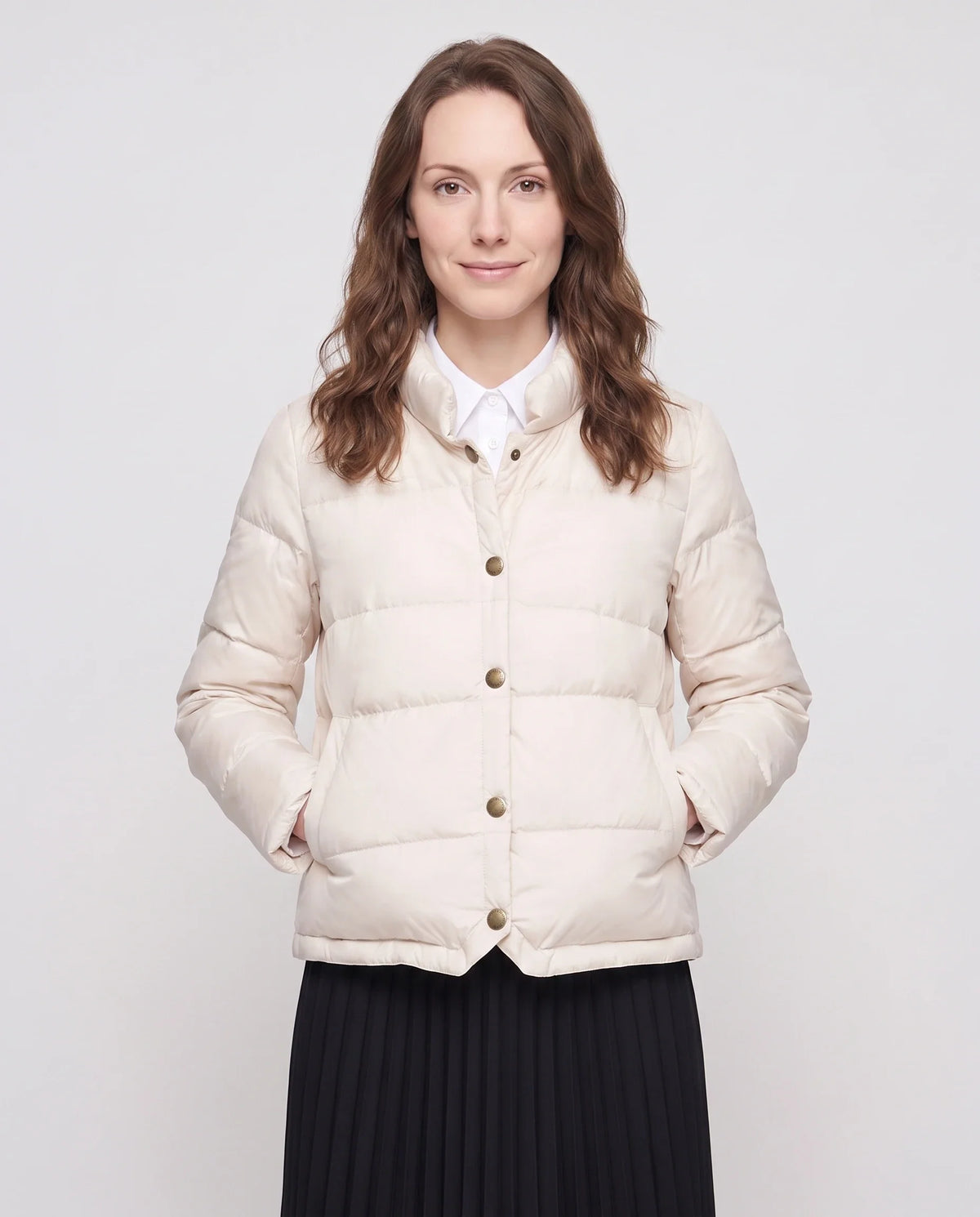 Doudoune courte légère façon blouson