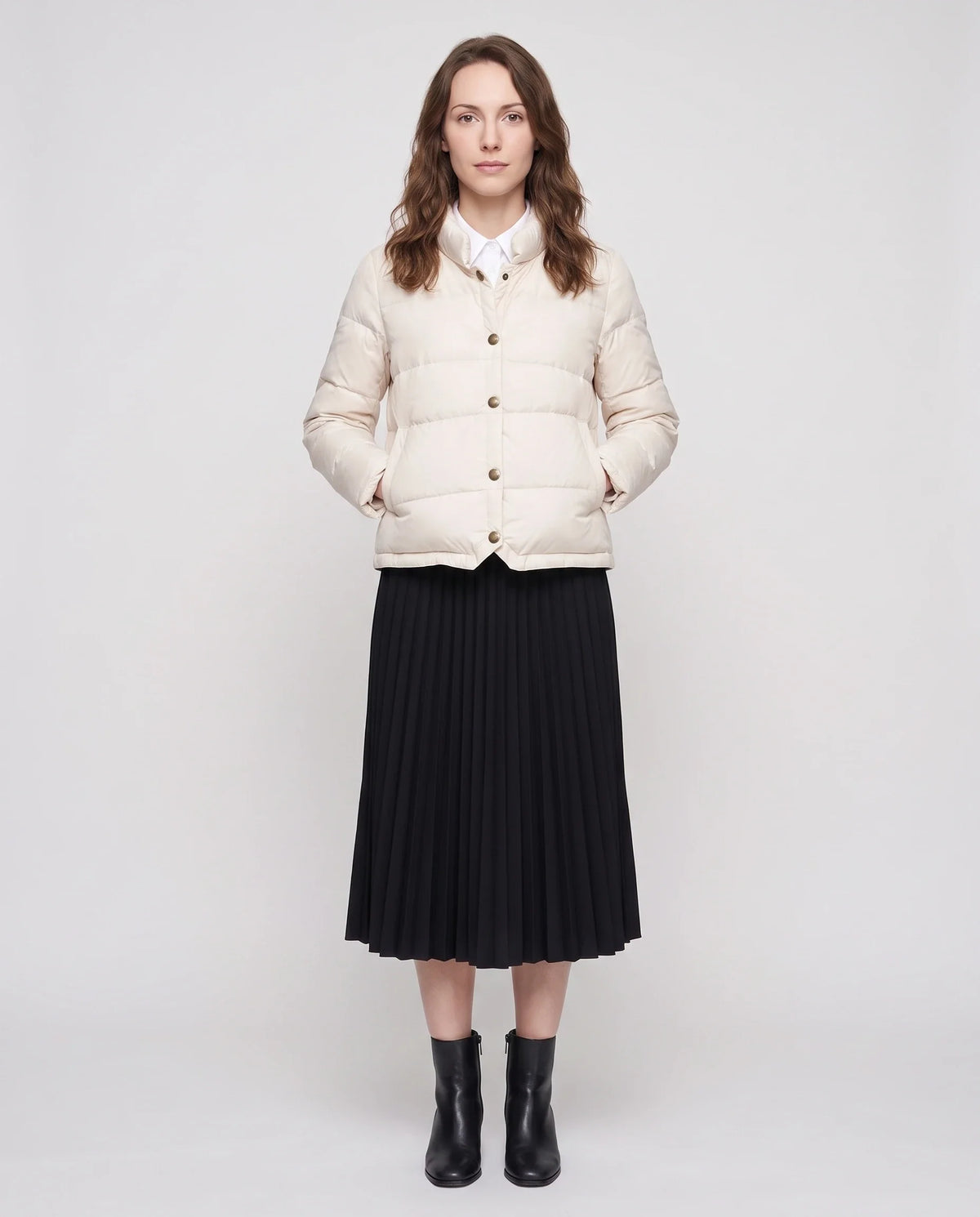 Doudoune courte légère façon blouson