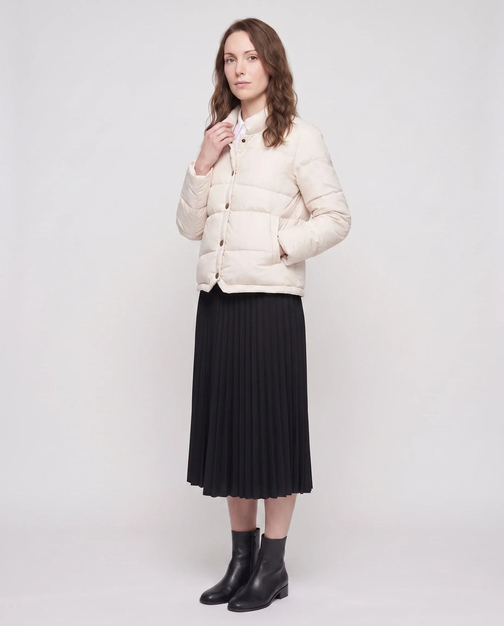 Doudoune courte légère façon blouson