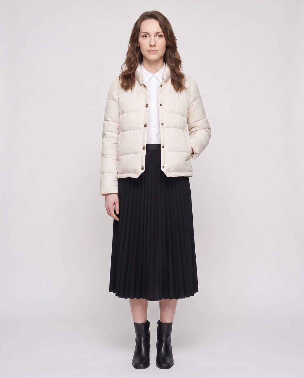 Doudoune courte légère façon blouson