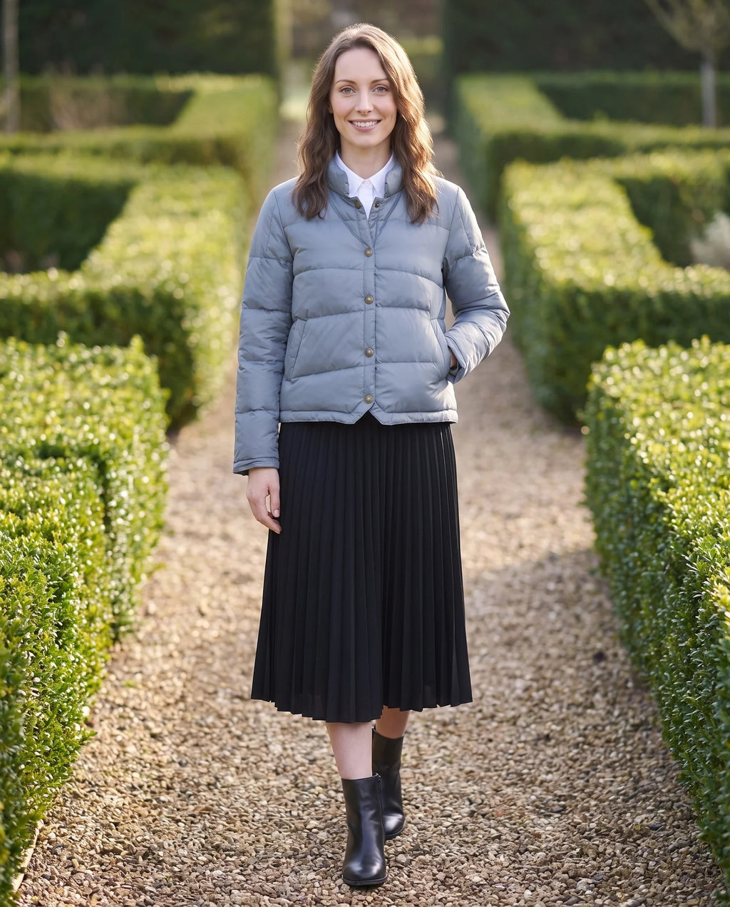 Doudoune courte légère façon blouson