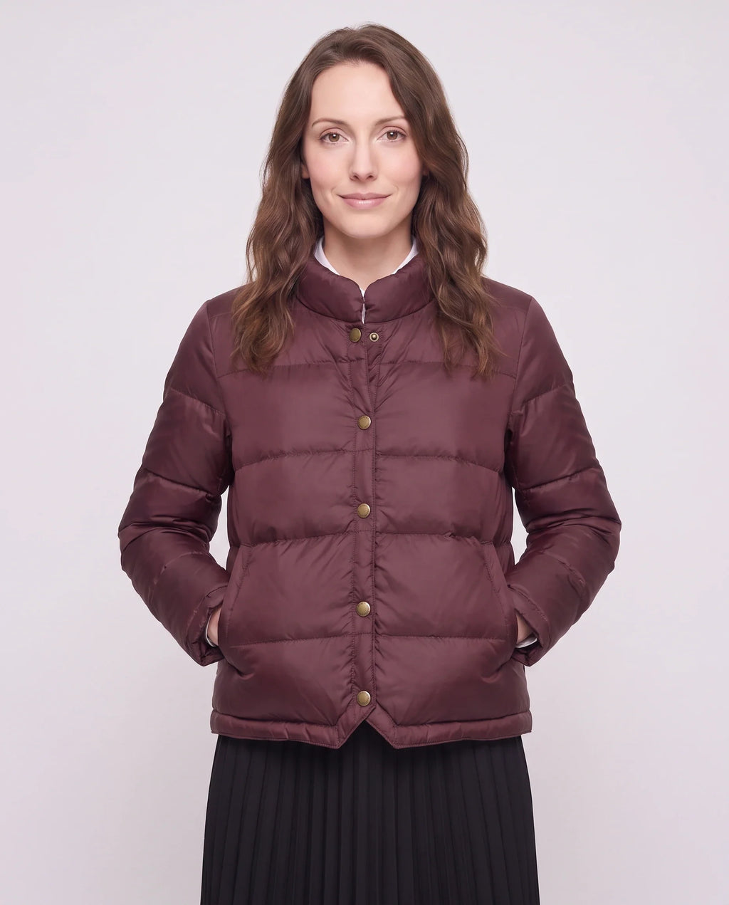 Doudoune courte légère façon blouson