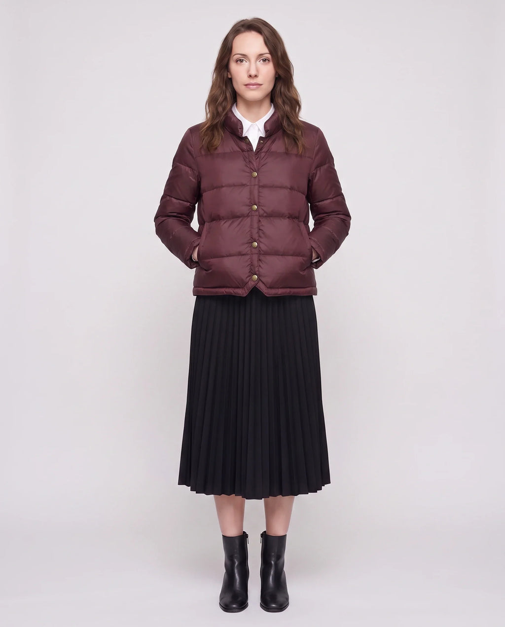 Doudoune courte légère façon blouson