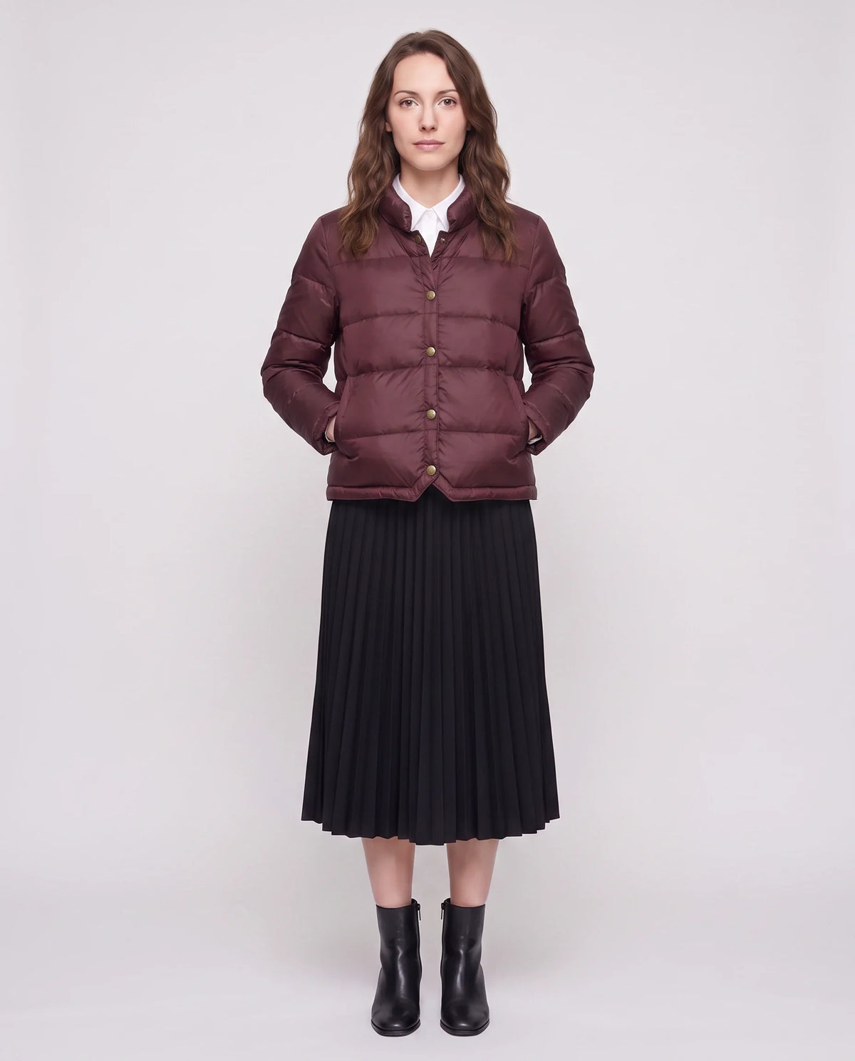 Doudoune courte légère façon blouson