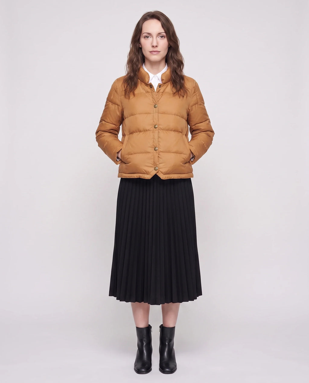 Doudoune courte légère façon blouson