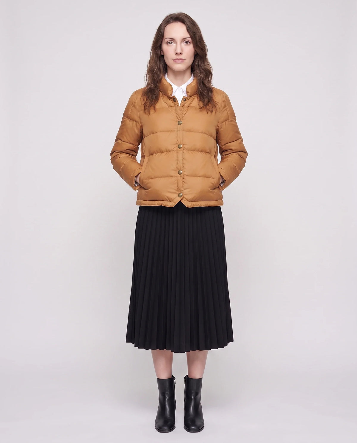 Doudoune courte légère façon blouson