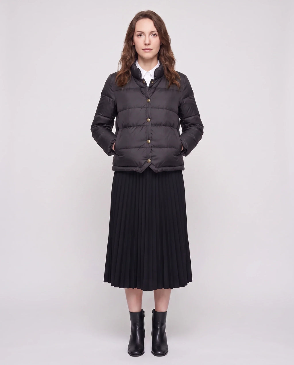 Doudoune courte légère façon blouson