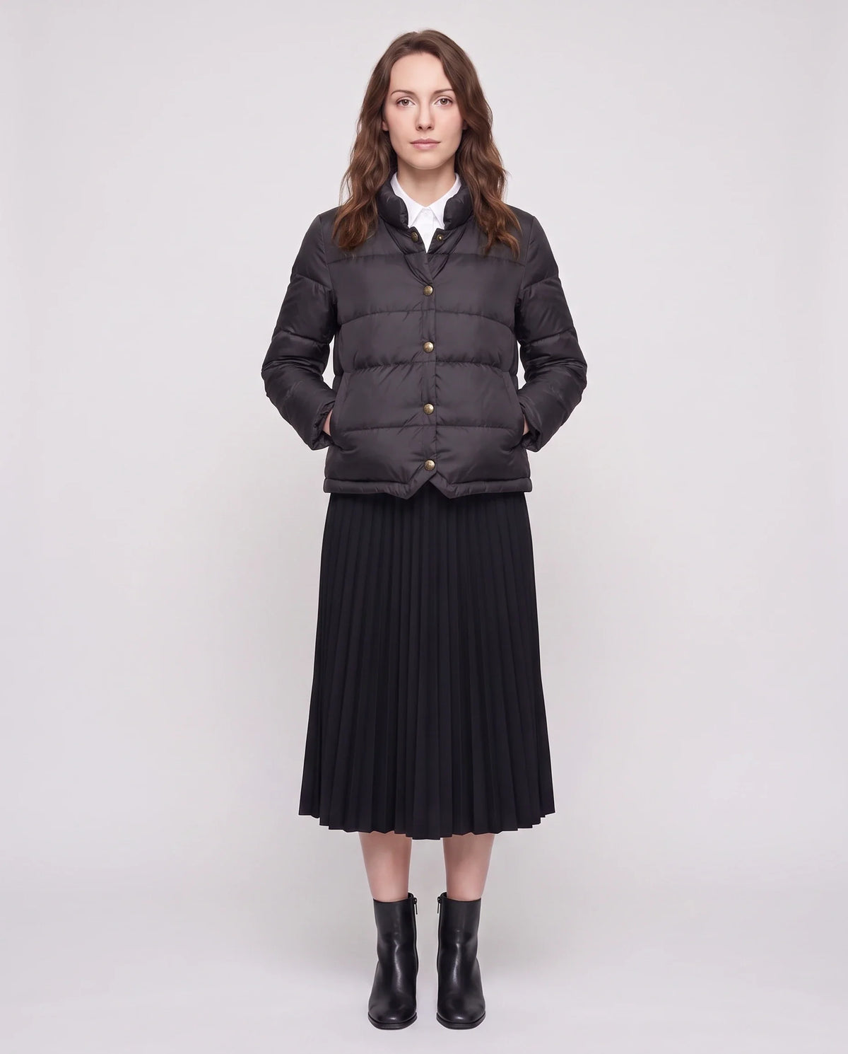 Doudoune courte légère façon blouson
