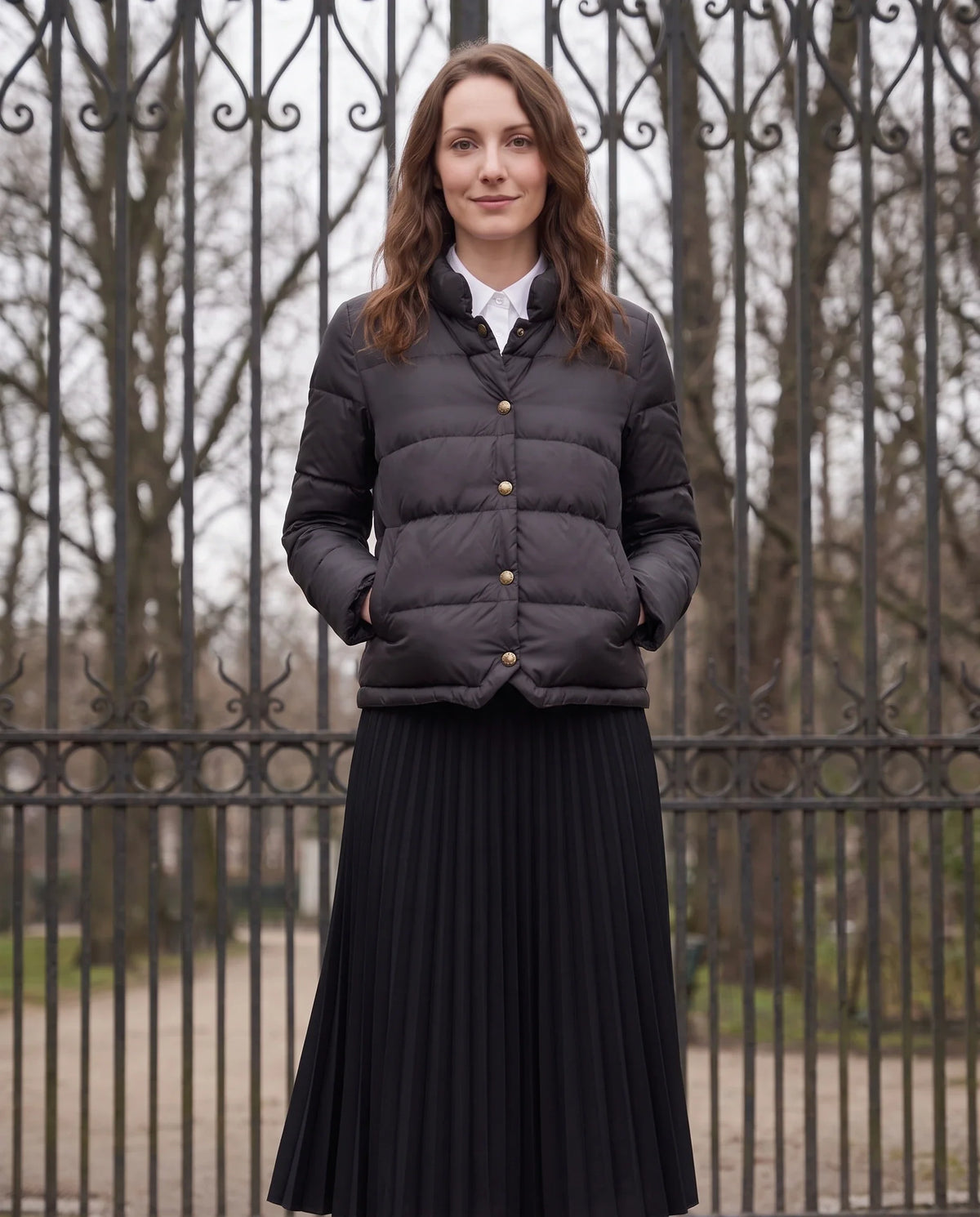 Doudoune courte légère façon blouson