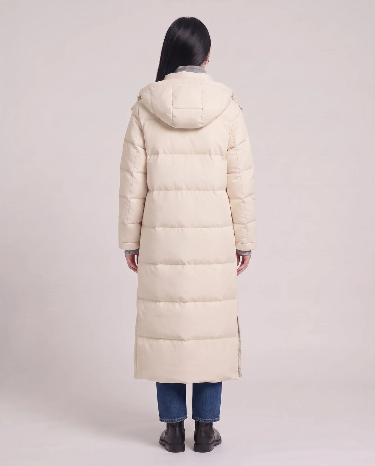 Doudoune maxi à capuche