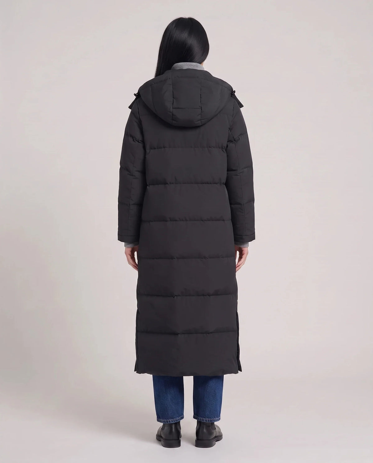 Doudoune maxi à capuche