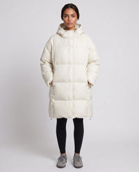 Doudoune mi-longue oversize à capuche