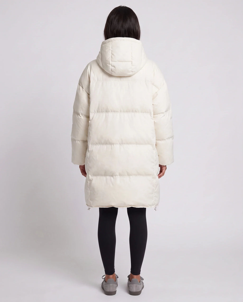 Doudoune mi-longue oversize à capuche