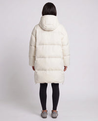 Doudoune mi-longue oversize à capuche