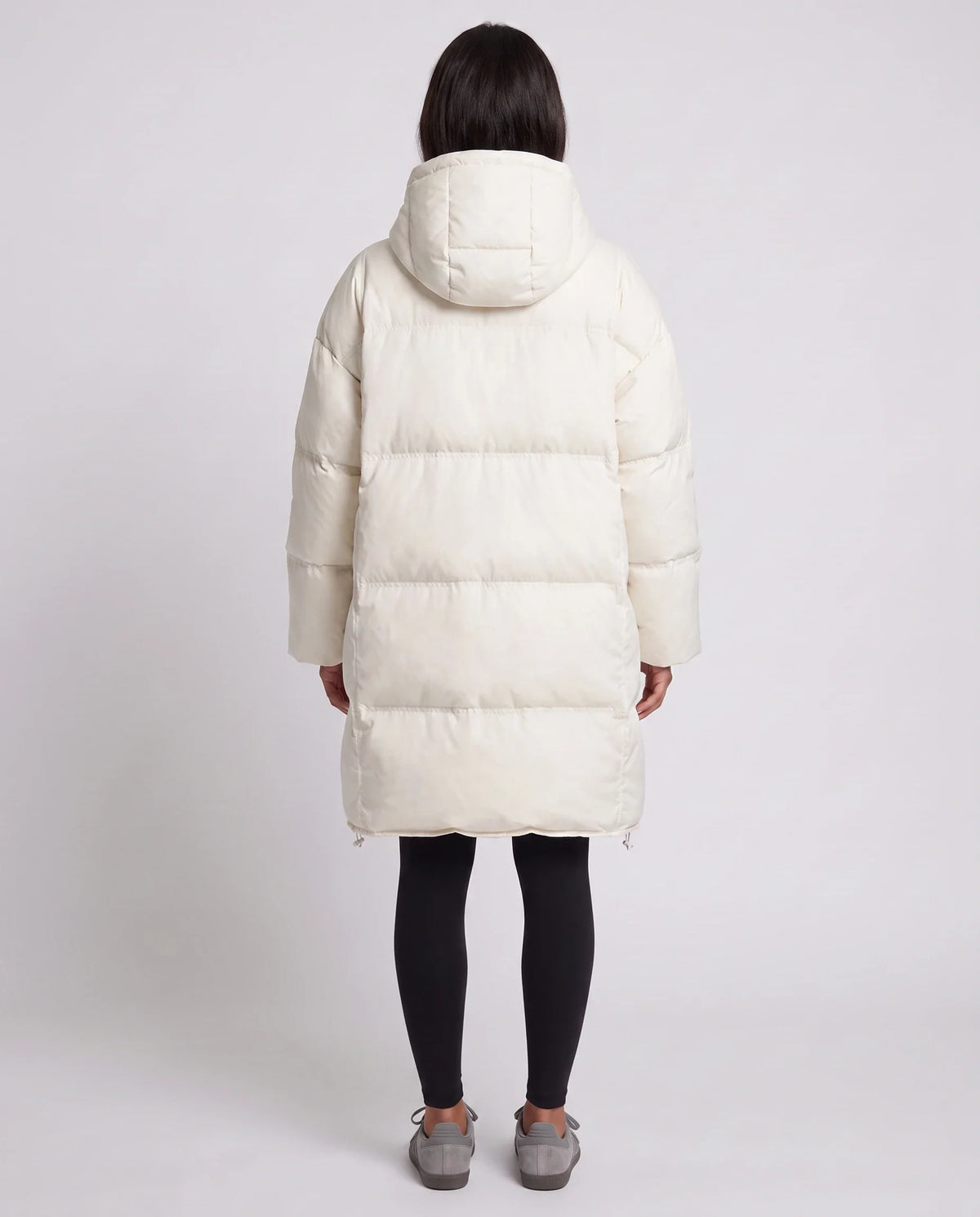 Doudoune mi-longue oversize à capuche