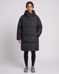 Doudoune mi-longue oversize à capuche