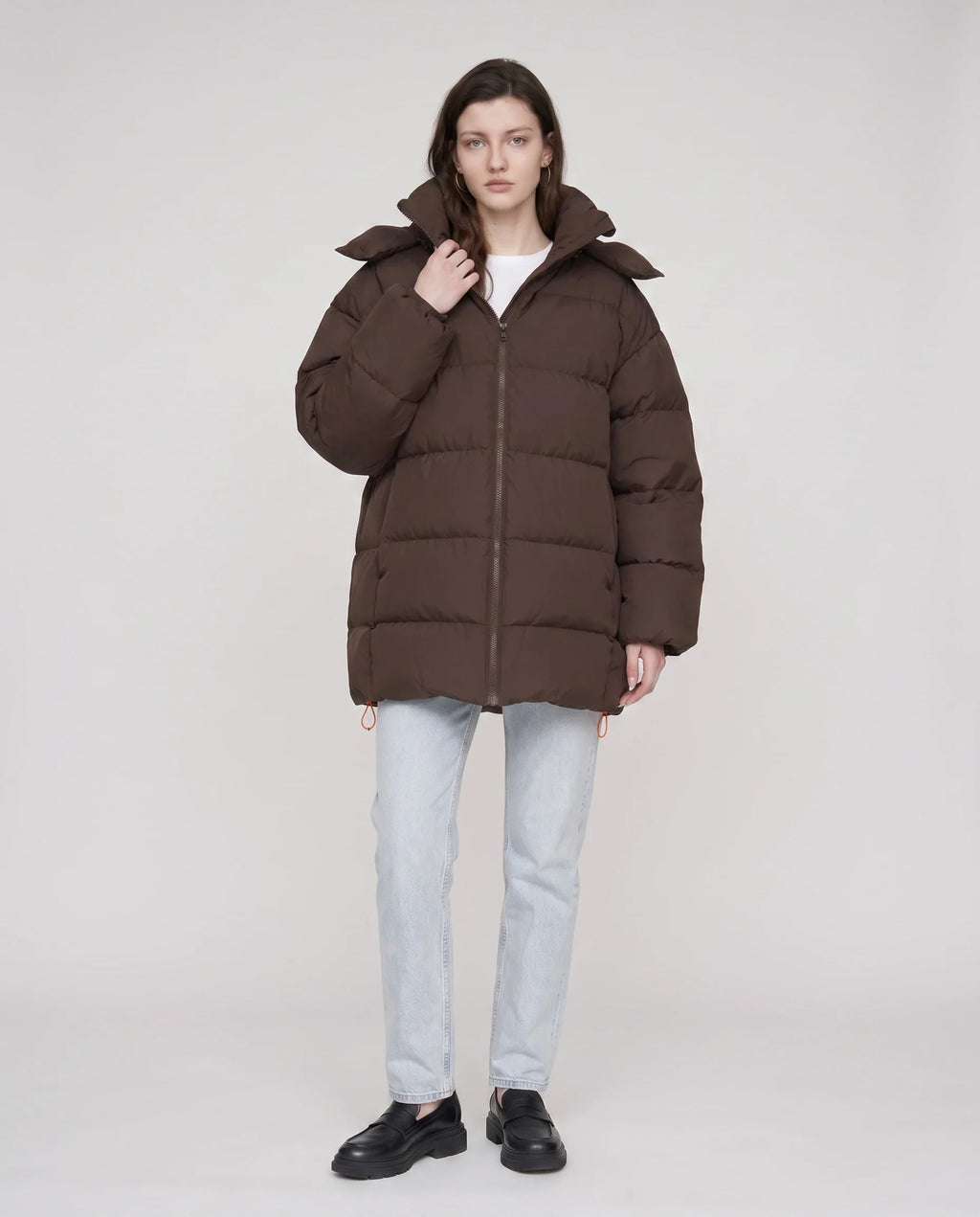 Doudoune oversize à capuche