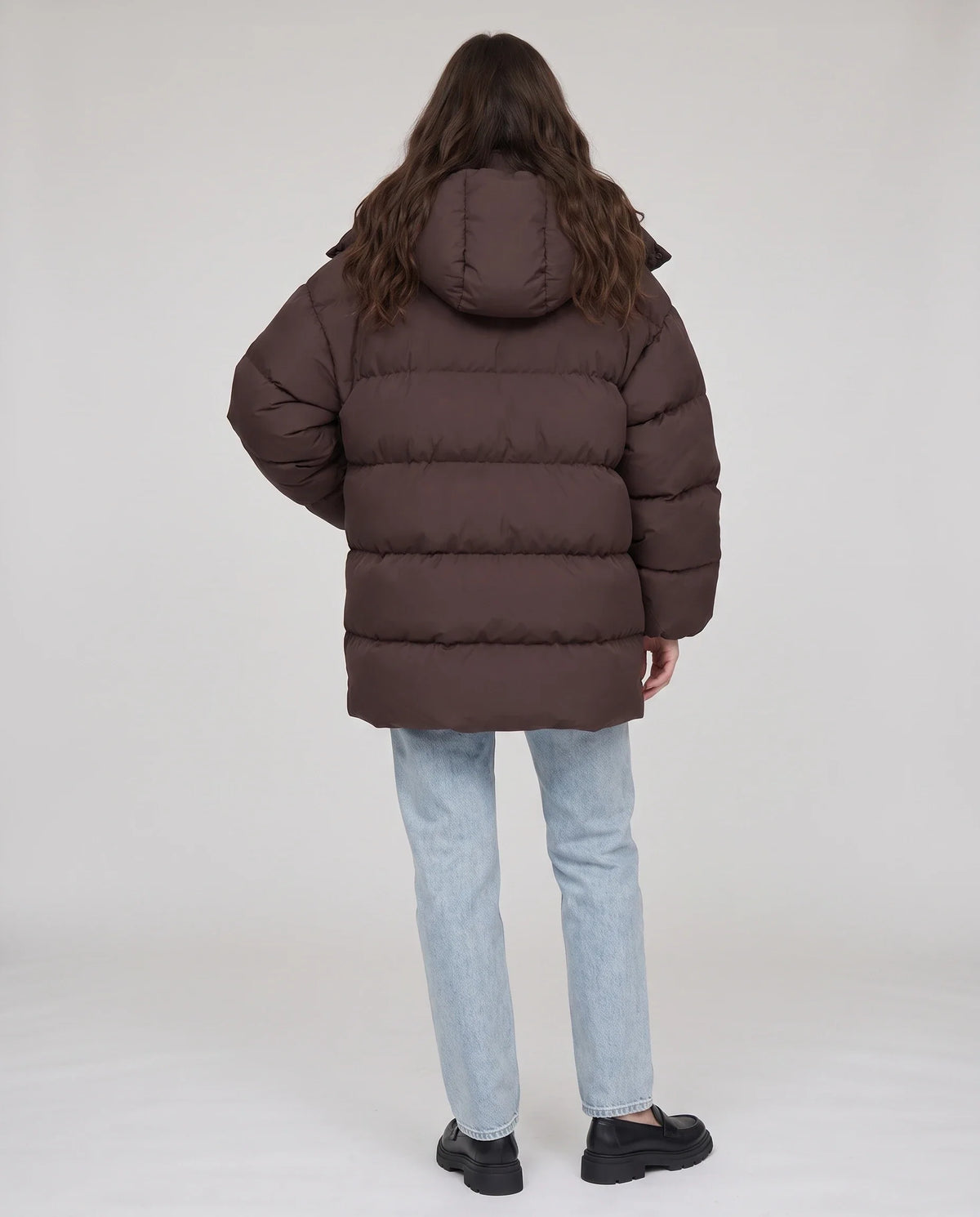 Doudoune oversize à capuche