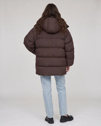 Doudoune oversize à capuche