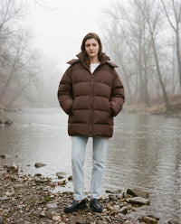 Doudoune oversize à capuche