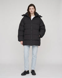 Doudoune oversize à capuche