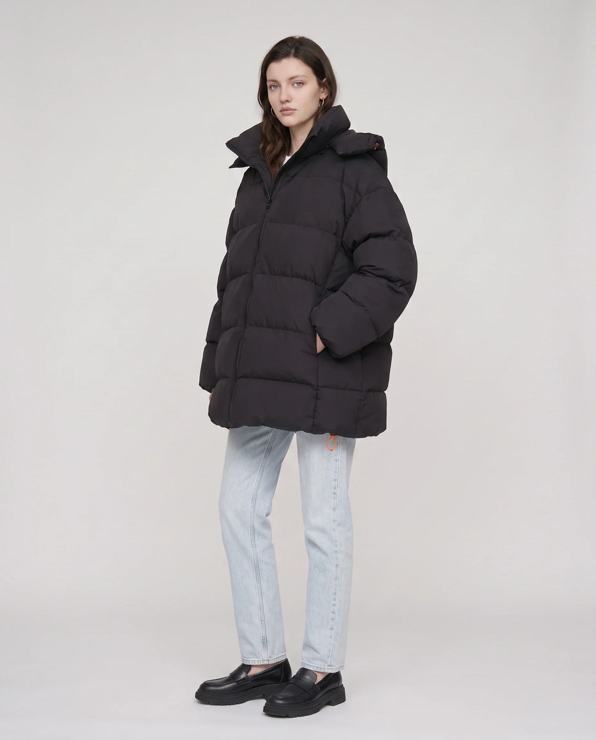 Doudoune oversize à capuche