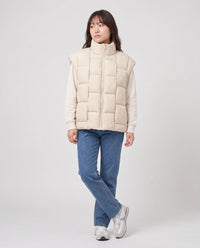 Doudoune sans manches oversize matelassée