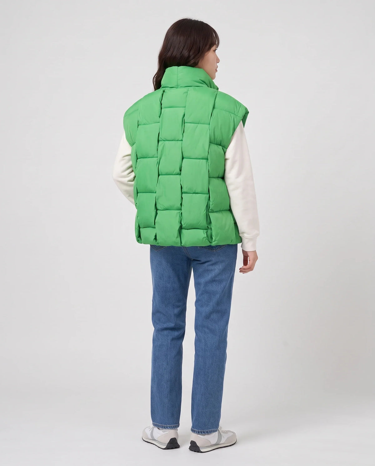 Doudoune sans manches oversize matelassée