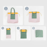 Sac cabas pliable en nylon imperméable
