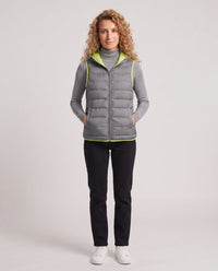 Gilet matelassé léger à doublure contrastée