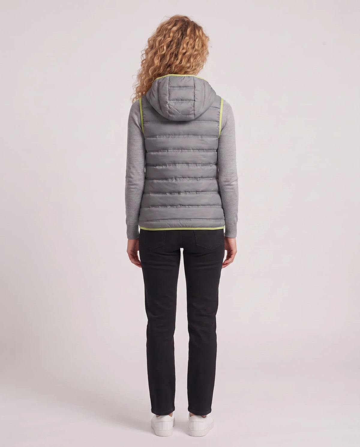 Gilet matelassé léger à doublure contrastée