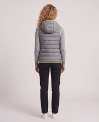 Gilet matelassé léger à doublure contrastée