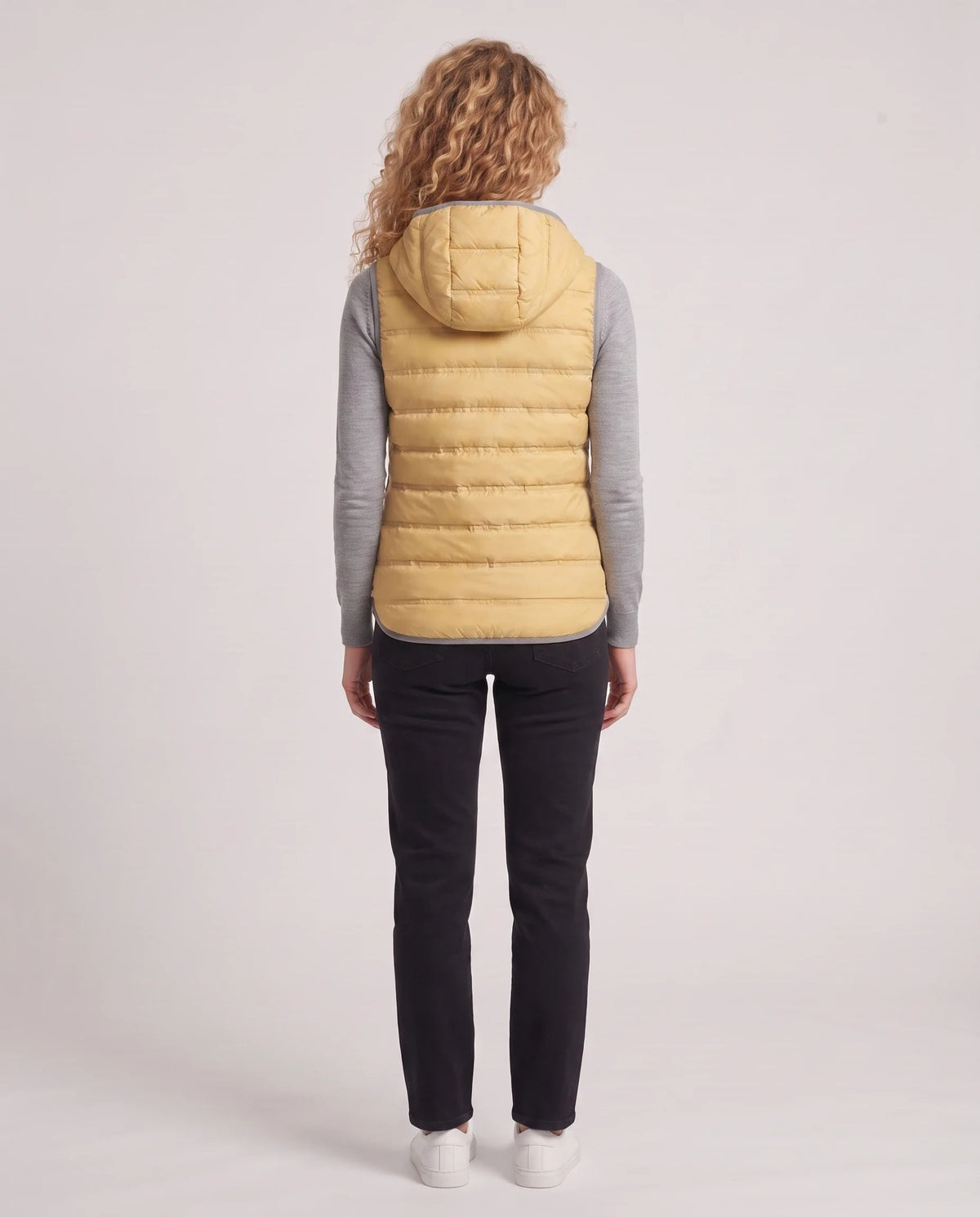 Gilet matelassé léger à doublure contrastée