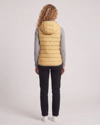 Gilet matelassé léger à doublure contrastée