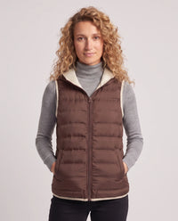 Gilet matelassé léger à doublure contrastée