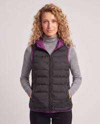 Gilet matelassé léger à doublure contrastée