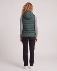 Gilet matelassé léger à doublure contrastée