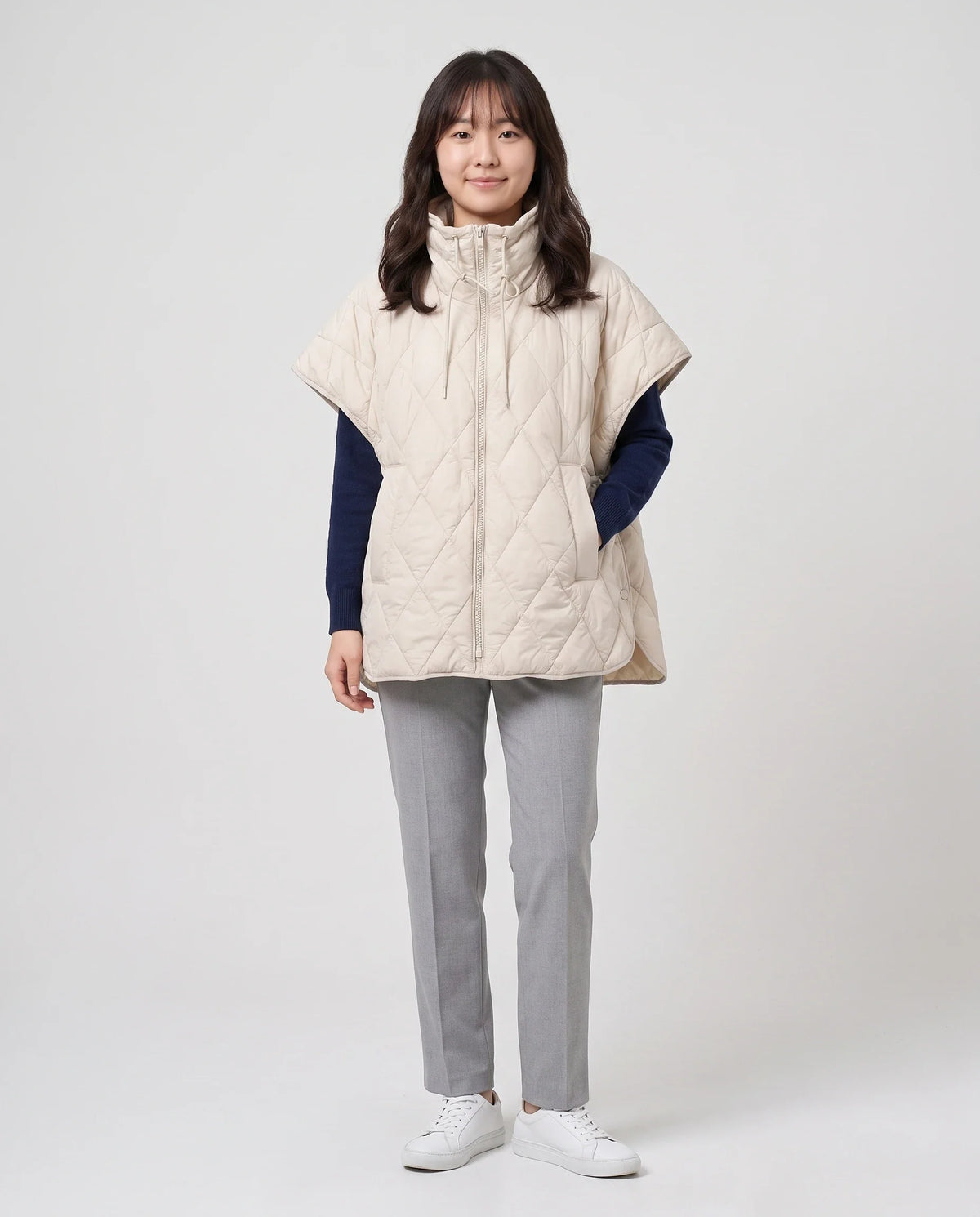 Gilet matelassé à col cordon