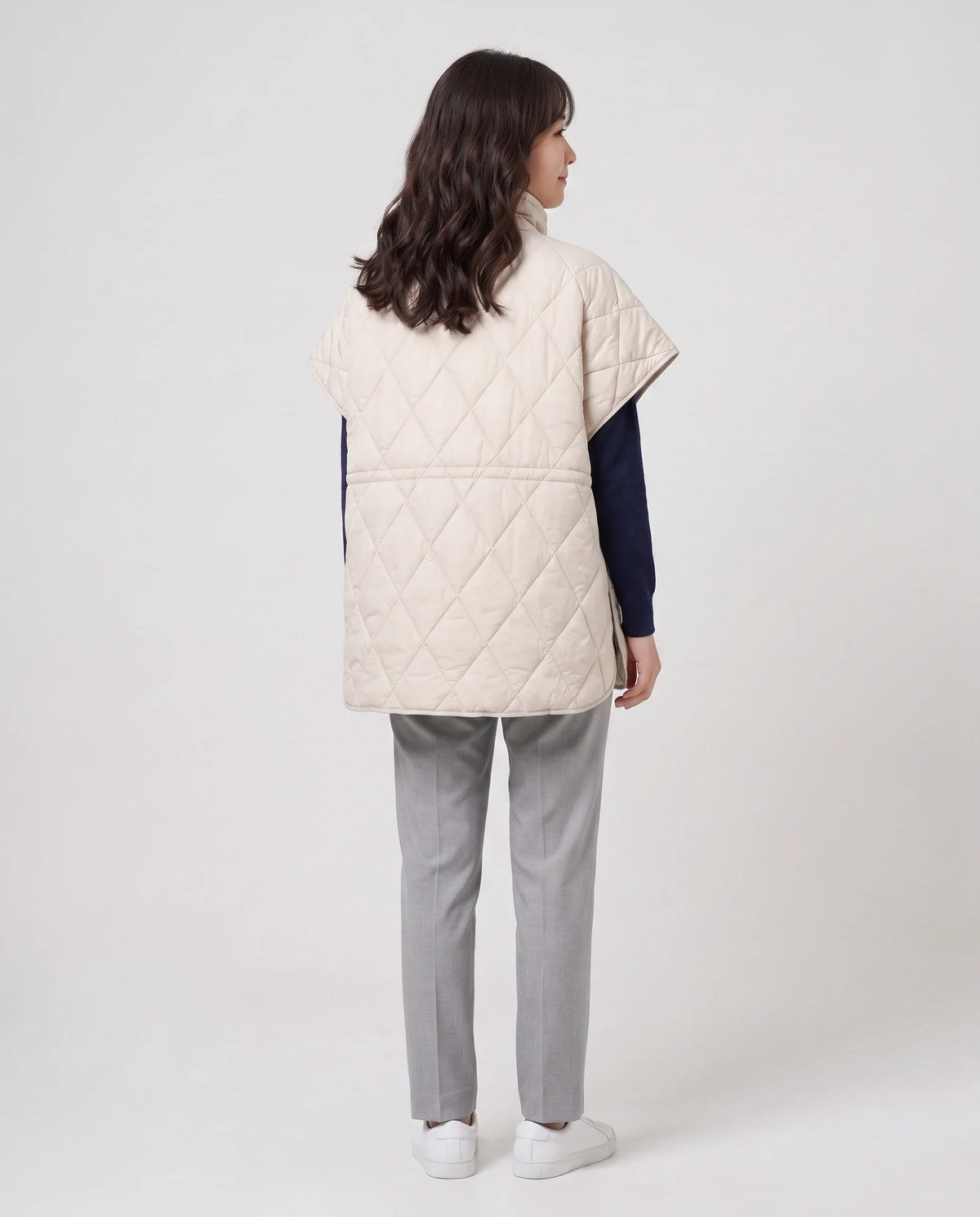 Gilet matelassé à col cordon