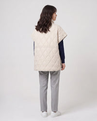 Gilet matelassé à col cordon