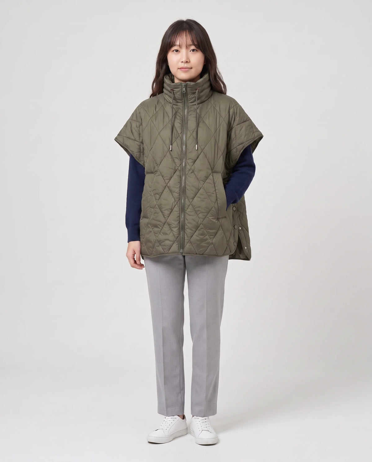 Gilet matelassé à col cordon