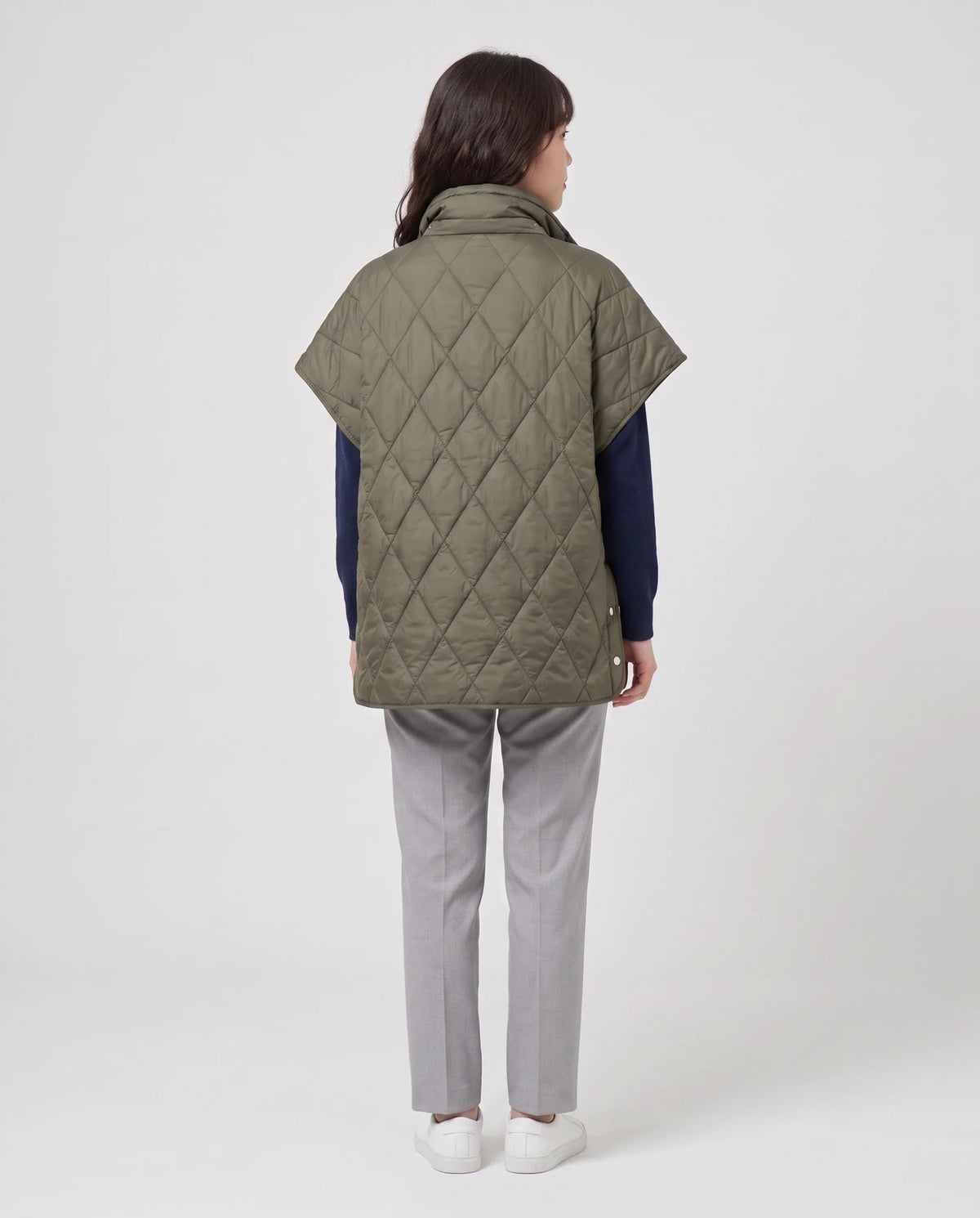 Gilet matelassé à col cordon