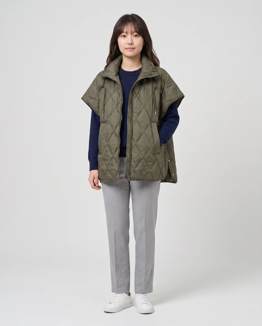 Gilet matelassé à col cordon