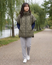 Gilet matelassé à col cordon
