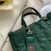 Sac cabas matelassé en coton et nylon
