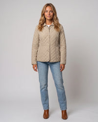 Veste matelassée à col chemise