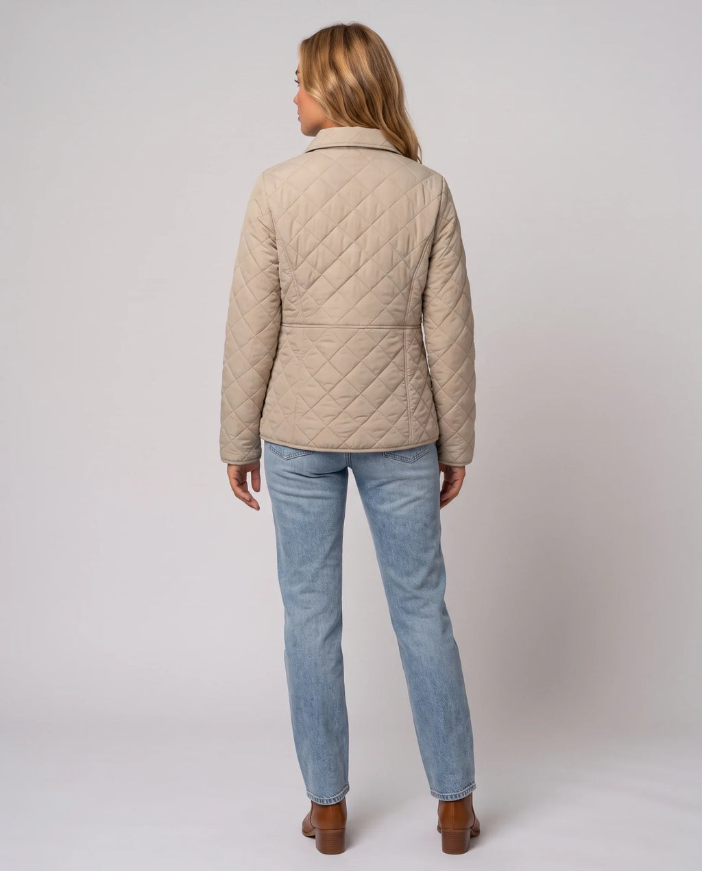 Veste matelassée à col chemise