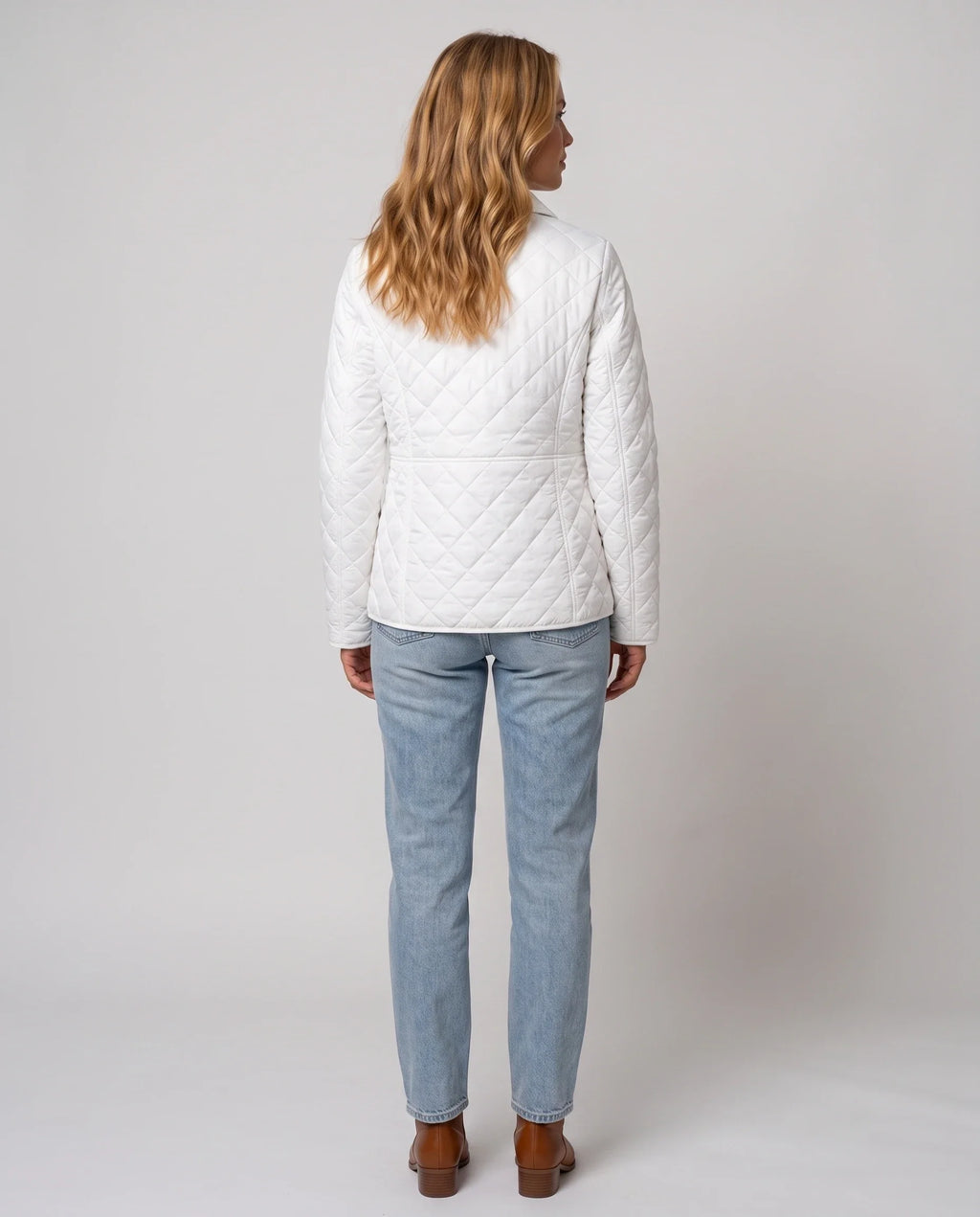 Veste matelassée à col chemise